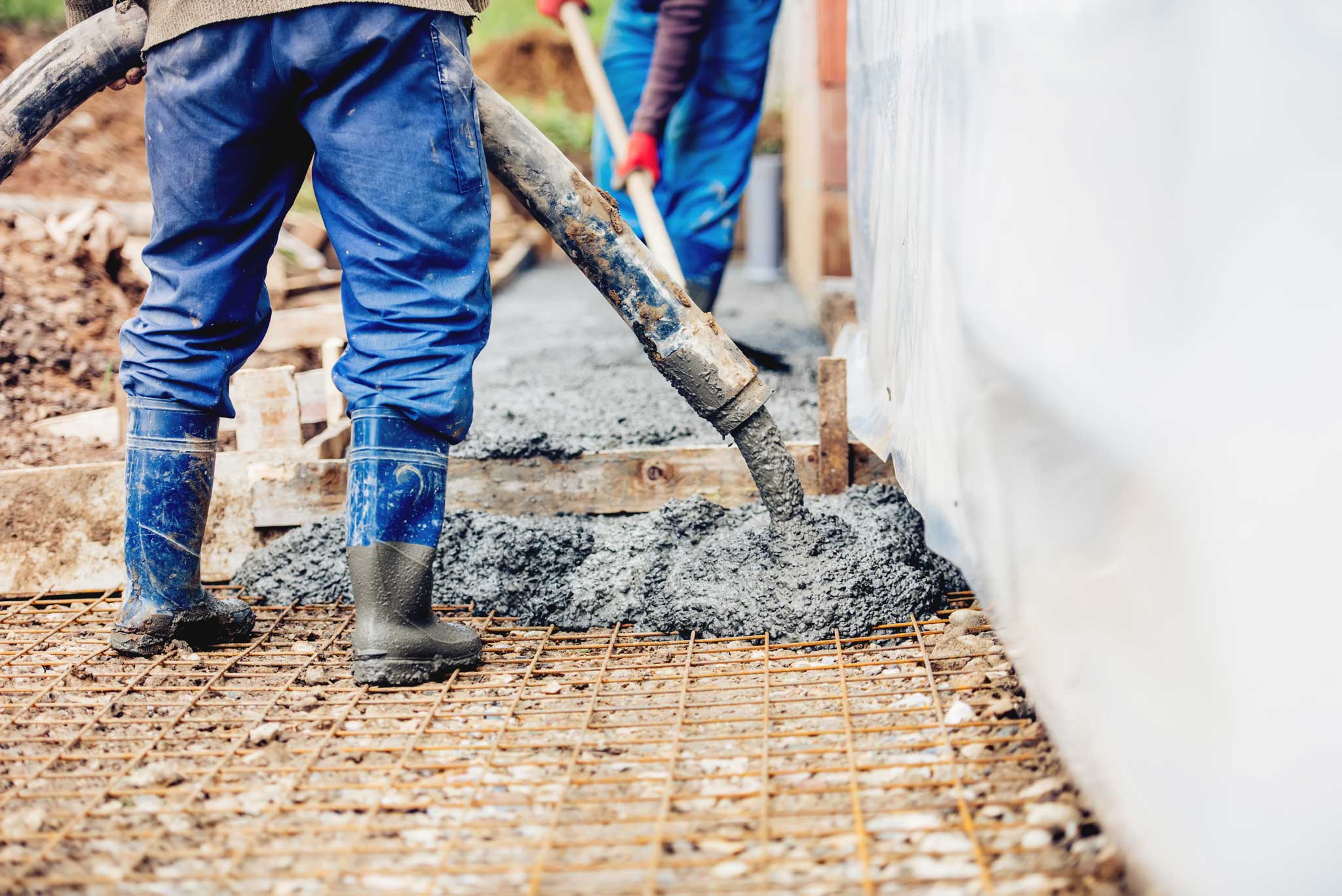 Concrete pumping service
